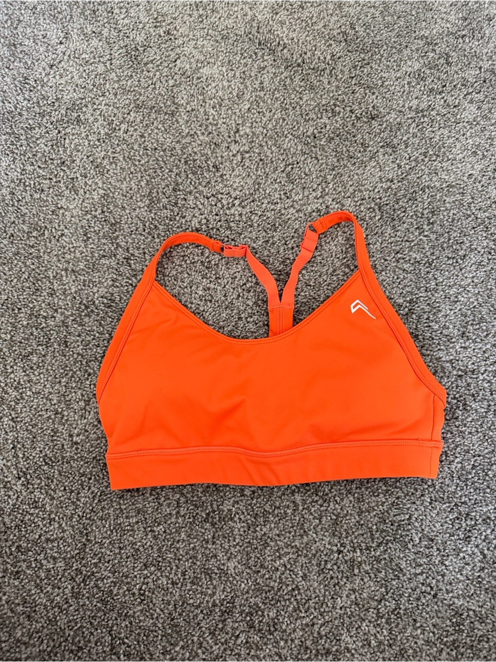 Oner Active Bright Orange Strappy Sports Bra